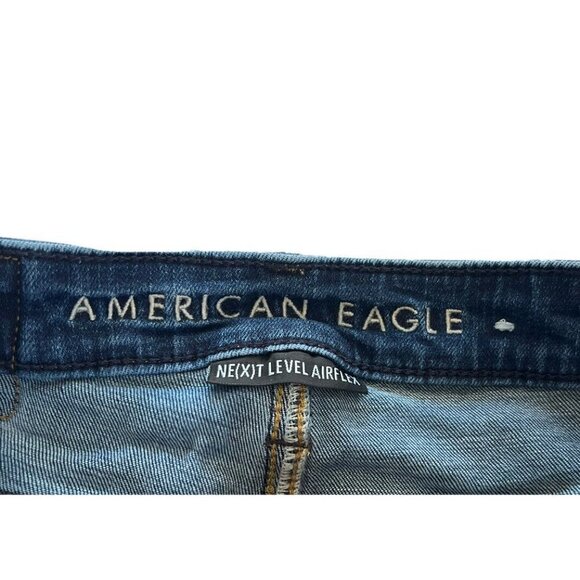 American Eagle Next Level Airflex Skinny Blue Jeans Men's Size 26  X 26.5 - Picture 5 of 10